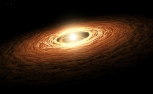 Silicate Crystal Formation in the Disk of an Erupting Star