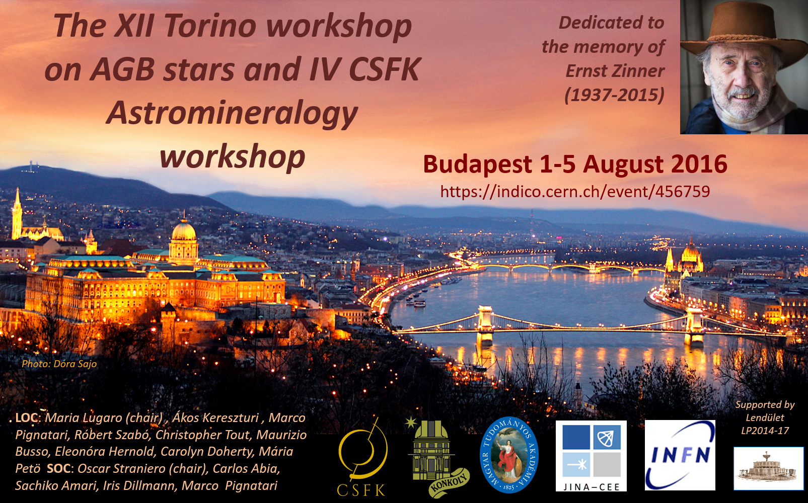 The XII Torino workshop on asymptotic giant branch stars: evolution, nucleosynthesis, observations, and the impact on cosmochemistry and The IV CSFK Astromineralogy workshop


